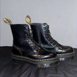 Dr. Martens Black Leather Boots